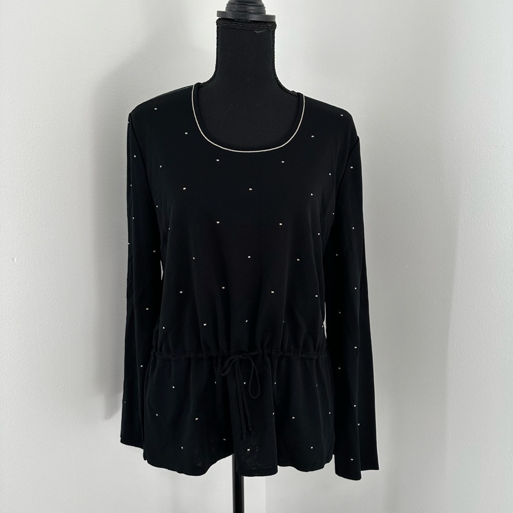 Drawstring Waist Top